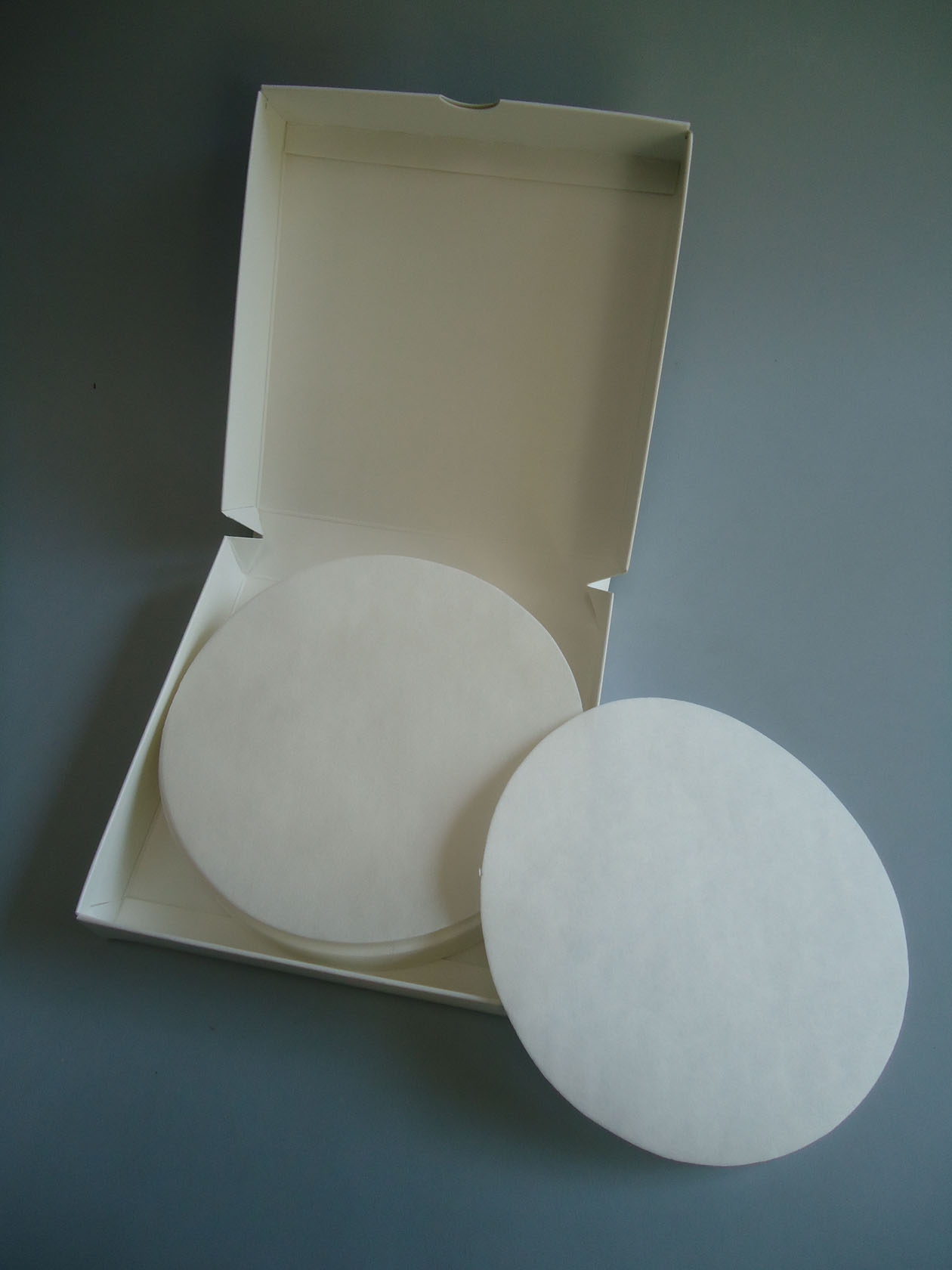 Papel filtro plano 10 cms. diámetro (caja 100 uni.)